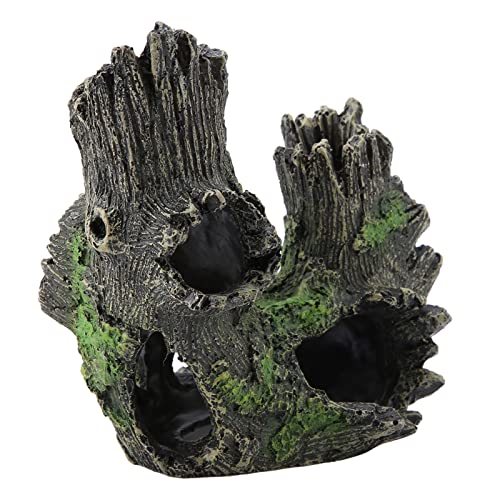 ElgnAura Aquarium Driftwood Dekoration künstlicher Holzbaum Rumpf Wurzel Garnelen Laichen gemahlene Höhlenfischtank Orament (ST-004B) von ElgnAura
