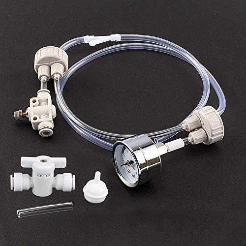 ElgnAura CO2-Generator-System-Kits, CO2-Versorgung für bepflanzte Tanks, Aquarium-Mooswachstum, komplettes CO2-System mit Manometer, Einstellventil, Modell D201 ElgnAura CO2-Generator-System-Kits, CO2-Versorgung für bepflanzte Tanks, Aquarium-Mooswachstum, komplettes CO2-System mit Manometer, Einstellventil, Modell D201 von ElgnAura