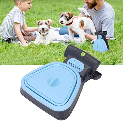ElgnAura Sanitär Welpe Pooper Scooper, tragbarer Handheld -Hundekot -Scooper mit Müllbeutel enthalten (Blau) von ElgnAura