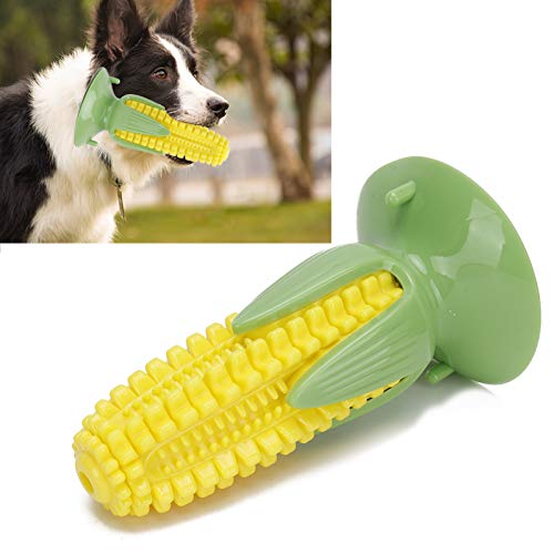 ElgnAura -Zähne Reinigung Hund Spielzeug, überdaches Hundenkäsespielzeug zum Schleifen von Zähnen, interaktives Hundemarkenspielzeug, das Geräusche für die Sorgfalt Macht von ElgnAura