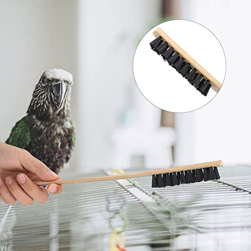 Elgnaura Pet Cleaning Pinsel -Werkzeug, überdauerte Vogelkäfigreinigungsbürste mit langem Griff für Papageien und kleine Tiere von ElgnAura