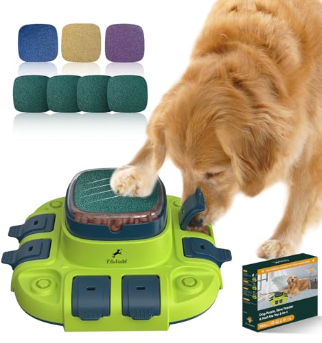 Interaktive Hundespielzeuge, EliaValth Hundebeschäftigungsspielzeuge zur mentalen Stimulation, Hundespielzeug mit Hundepuzzle, Slow Feeder Hundeschalen & Hundepfeile, Hundekratzbrett für Krallen Grün Interaktive Hundespielzeuge, EliaValth Hundebeschäftigungsspielzeuge zur mentalen Stimulation, Hundespielzeug mit Hundepuzzle, Slow Feeder Hundeschalen & Hundepfeile, Hundekratzbrett für Krallen Grün von EliaValth