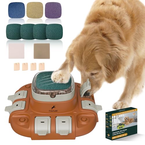 EliaValth Interaktives Hundespielzeug, Hundeanreicherungsspielzeug für geistige Stimulation, 3 in 1 Hundespielzeug für Hundepuzzle mit 2 Ebenen, Slow Feeder Hundenäpfe & Hundenagelfeile EliaValth Interaktives Hundespielzeug, Hundeanreicherungsspielzeug für geistige Stimulation, 3 in 1 Hundespielzeug für Hundepuzzle mit 2 Ebenen, Slow Feeder Hundenäpfe & Hundenagelfeile von EliaValth