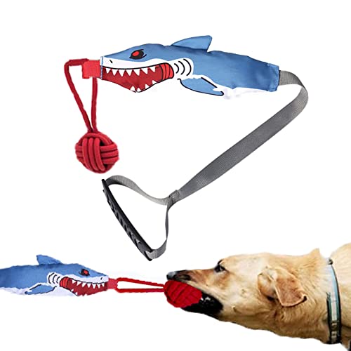 Elinrat Schlepperspielzeug für Hunde,Tauziehen Hundespielzeug für große mittelgroße Hunde - Langlebig und reißfest, Geschenk für Haustiere, eingebautes Soundgerät, Rutschfester Gummigriff von Elinrat