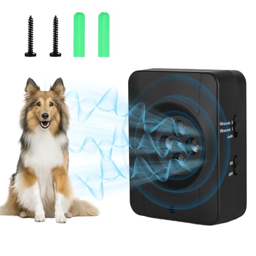 EliphonTowne Anti-Bell-Gerät, Hunde-Bell-Abschreckungsgerät, Ultraschall-Anti-Bell-Gerät, Indoor und Outdoor Bellen Kontrollgerät für kleine und große Hunde EliphonTowne Anti-Bell-Gerät, Hunde-Bell-Abschreckungsgerät, Ultraschall-Anti-Bell-Gerät, Indoor und Outdoor Bellen Kontrollgerät für kleine und große Hunde von EliphonTowne