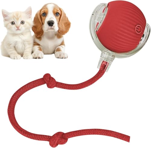 EliphonTowne Interaktives Hundespielzeug für Hunde und Katzen, 360° intelligent, automatisch rollender Haustierball, elektrischer Hundeball, Chase Mate Katzenspielzeug, vibrierender selbstbewegender von EliphonTowne