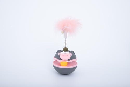 EliphonTowne Interaktives Katzenspielzeug 3 in 1 Feder Kätzchen Spielzeug Indoor Bored Cat Automatisch Rotierender Ball Doppelkugelrad und Trommel EliphonTowne Interaktives Katzenspielzeug 3 in 1 Feder Kätzchen Spielzeug Indoor Bored Cat Automatisch Rotierender Ball Doppelkugelrad und Trommel von EliphonTowne