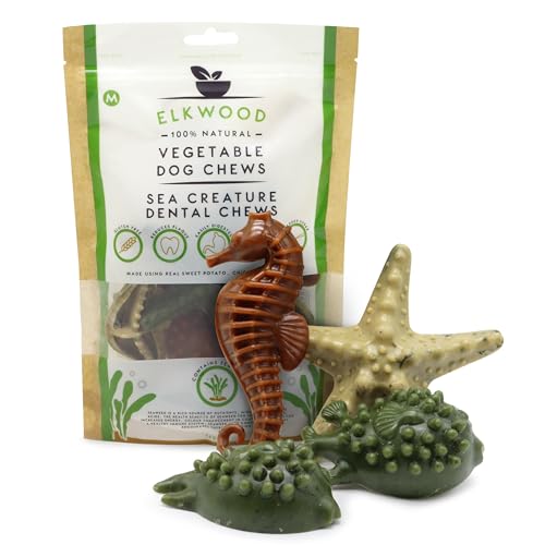 Elkwood Gesunde Hundeleckerli - fettarm, kalorienarm, Meerestiere mit aktiven Enzymleckerlis - 6 Stück 160g Elkwood Gesunde Hundeleckerli - fettarm, kalorienarm, Meerestiere mit aktiven Enzymleckerlis - 6 Stück 160g von Elkwood