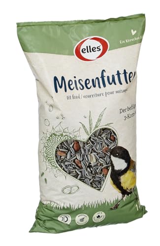 Elles Meisenfutter 12 x 1kg | Energiereiches Ganzjahresfutter I Mix aus Sonnenblumenkernen, Erdnüssen & Hanfsaat I Ideal für Futterhäuschen & Bodenfütterung Elles Meisenfutter 12 x 1kg | Energiereiches Ganzjahresfutter I Mix aus Sonnenblumenkernen, Erdnüssen & Hanfsaat I Ideal für Futterhäuschen & Bodenfütterung von Elles