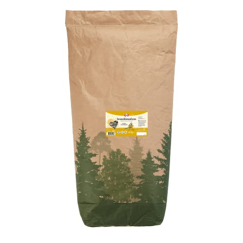 Elles Sonnenblumenkerne 20 kg I Nährstoffreiche Energiequelle für Wildvögel I Ideal für alle Jahreszeiten I Hoher Ölgehalt für Energie & Vitalität von Elles