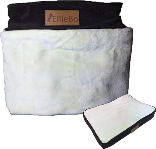 Ellie-Bo Ersatz-Bezug für Hundebett, Feincord und Kunstfell, 117 x 75 cm, XXL, Braun/Cremefarben Ellie-Bo Ersatz-Bezug für Hundebett, Feincord und Kunstfell, 117 x 75 cm, XXL, Braun/Cremefarben von Ellie-Bo
