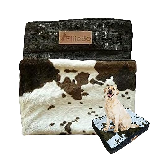 Ellie-Bo Ersatz Cow Hide Hundebett, 87 x 57 cm, groß Ellie-Bo Ersatz Cow Hide Hundebett, 87 x 57 cm, groß von Ellie-Bo