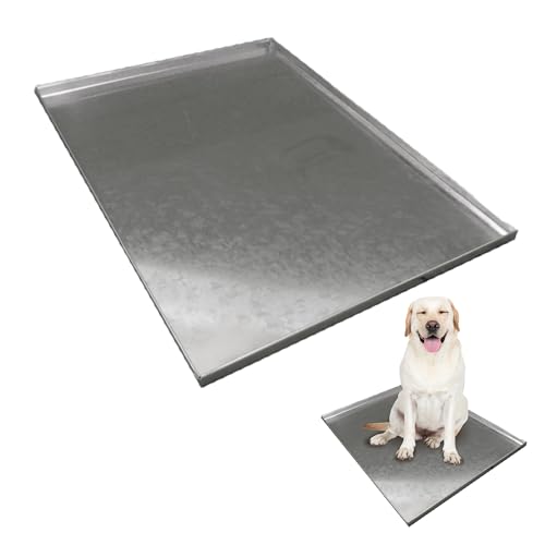 Ellie-Bo Ersatz-Tablett für Hundekäfig, Metall, 61 cm, silberfarben von Ellie-Bo