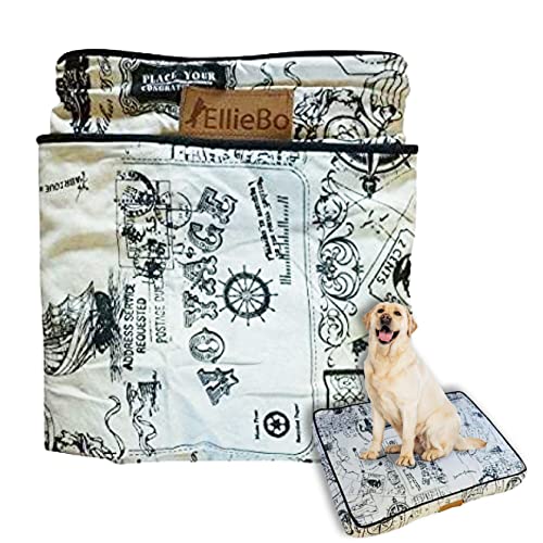 Ellie-Bo Ersatz Voyager Hundebett, 107 cm, Large, cremefarben von Ellie-Bo