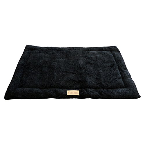 Ellie-Bo Haustierbett, Sherpa-Fleece, passend Käfige und Käfige, 107 cm, Schwarz von Ellie-Bo