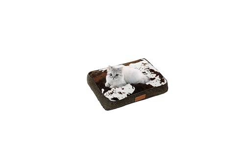 Ellie-Bo Hundebett, für 60-cm-Hundekäfig, klein, 56 cm x 41 cm, Rindsleder-Muster Ellie-Bo Hundebett, für 60-cm-Hundekäfig, klein, 56 cm x 41 cm, Rindsleder-Muster von Ellie-Bo