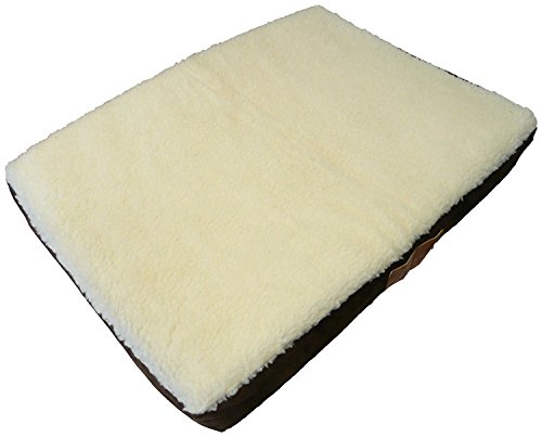 Ellie-Bo Hundebett, orthopädisch, Matratze aus viskoelastischem Kaltschaum / Memory-Schaum, Bezug aus Velourslederimitat / Schaffell, 122 cm, braun Ellie-Bo Hundebett, orthopädisch, Matratze aus viskoelastischem Kaltschaum / Memory-Schaum, Bezug aus Velourslederimitat / Schaffell, 122 cm, braun von Ellie-Bo