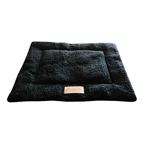 Ellie-Bo Hundebett aus Sherpa-Fleece, schwarz, geeignet für Hundekäfig mit 61 cm Ellie-Bo Hundebett aus Sherpa-Fleece, schwarz, geeignet für Hundekäfig mit 61 cm von Ellie-Bo