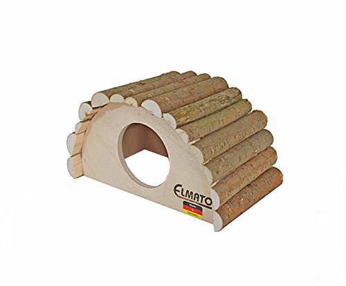 Elmato 10392 Hamsteriglu,Hamsterhaus,Mäusehaus mit Naturstäbe, 20x12x13 cm Elmato 10392 Hamsteriglu,Hamsterhaus,Mäusehaus mit Naturstäbe, 20x12x13 cm von Elmato