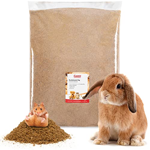 Elmato 12080 Spezial Buddelsand für Kaninchen Hasen Nager 5 kg von Elmato