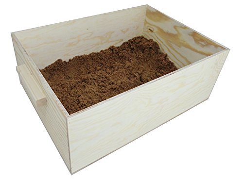 Elmato 12091 Buddelkiste Kaninchen Hasen XL (Buddelkiste XL mit 5 kg Sand) von Elmato
