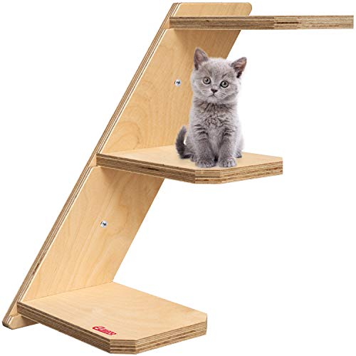 Elmato 13031 Katzenstufentreppe mit 3 Sprossen (rechts) von Elmato