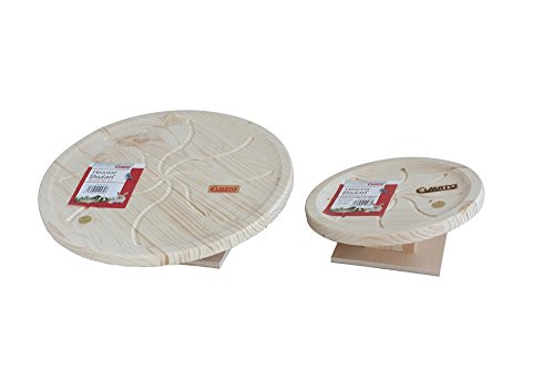 Elmato 10470 Circle Fun Drehteller, Holzlaufscheibe für Nager, 30cm von Elmato