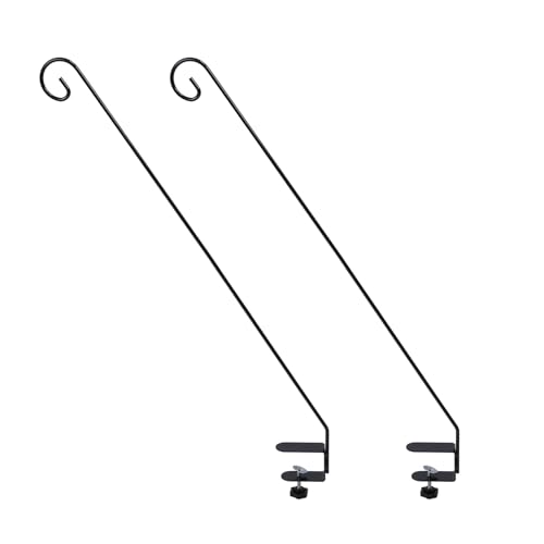 Elprico 80 cm Klemmhaken an Deck, Robuster Vogelfutterspender, Großer Pflanzenaufhänger, Verlängert Zum Aufhängen von Laternen, Lichtern, Vogelfutterspendern, für Veranda, Garten, Balkon Elprico 80 cm Klemmhaken an Deck, Robuster Vogelfutterspender, Großer Pflanzenaufhänger, Verlängert Zum Aufhängen von Laternen, Lichtern, Vogelfutterspendern, für Veranda, Garten, Balkon von Elprico