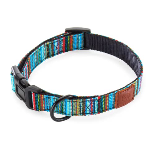Embark Urban Dog Halsband – Hundehalsbänder: mittelgroße und große Hunde (Boho, Groß) von Embark Pets