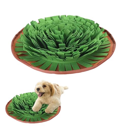 Embhlitfe Schnüffelmatte für Hunde Pet Treats Fütterungsmatte Leckmatte für Katzen Welpe Langsame Fütterung Trainingsmatte Interaktives Fütterungsspiel Maschinenwaschbare Hundematte für Langeweile und von Embhlitfe
