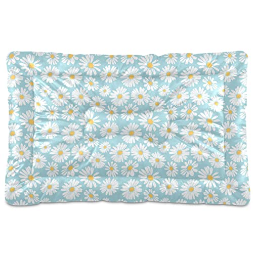 Hunde- und Katzenbett mit Gänseblümchen-Motiv, waschbar, rutschfest, bequem, für große, mittelgroße und kleine Hunde und Katzen, 45,7 x 61 cm Hunde- und Katzenbett mit Gänseblümchen-Motiv, waschbar, rutschfest, bequem, für große, mittelgroße und kleine Hunde und Katzen, 45,7 x 61 cm von Emelivor