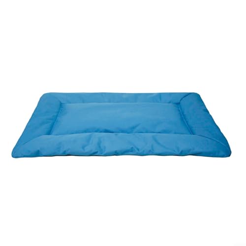 Emiif Haustierbett-Matte – Faltbare Schlafmatte für Hunde und Katzen, wasserdicht, waschbar, isoliert, für Hunde, Katzen, Outdoor, Camping, Reisen, 58 x 86 cm (blau) von Emiif