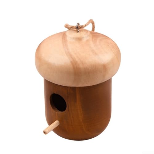 Emiif Vogelnest Vogelkäfig Kolibri Haus Vogelfuttergerät Holz Home Decor Emiif Vogelnest Vogelkäfig Kolibri Haus Vogelfuttergerät Holz Home Decor von Emiif