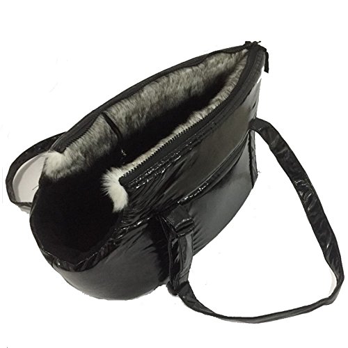 Emilie Hunde und Katzen Transporttasche Tragetasche Hundetasche Extra Groß NEU mit Pelz Schwarz Lack Emilie Hunde und Katzen Transporttasche Tragetasche Hundetasche Extra Groß NEU mit Pelz Schwarz Lack von Emilie