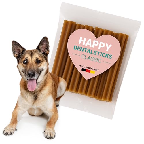emmi-pet Happy Dentalsticks Mint - Kaustangen für mittelgroß & große Hunde ab 10KG I Zur Zahnpflege I Gesunde Zähne I Sorgt für einen frischen Atem I mit Vitamin D3 & Vitamin E I (Classic, 3er Set) emmi-pet Happy Dentalsticks Mint - Kaustangen für mittelgroß & große Hunde ab 10KG I Zur Zahnpflege I Gesunde Zähne I Sorgt für einen frischen Atem I mit Vitamin D3 & Vitamin E I (Classic, 3er Set) von Emmi-pet