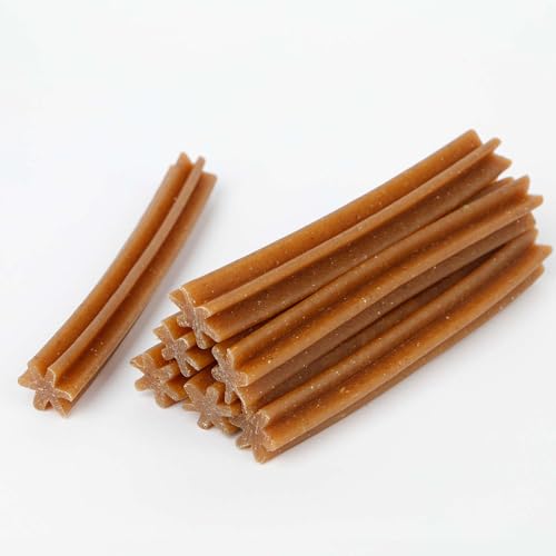 emmi-pet Happy Dentalsticks Classic - Hunde Zahnpflege Kaustangen für mittelgroße & große Hunde ab 10kg, Zahnreinigung gegen Zahnstein & Mundgeruch, Dental Sticks mit Vitamin D3, gesunde Zähne, 3er von Emmi-pet