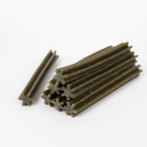 emmi-pet Happy Dentalsticks Zahnpflege Mint 3er Set, Dental Sticks für Hunde gegen Zahnstein & Mundgeruch, Kaustangen für mittelgroße & große Hunde ab 10kg, Mit Vitamin D3 & E für gesunde Zähne von Emmi-pet