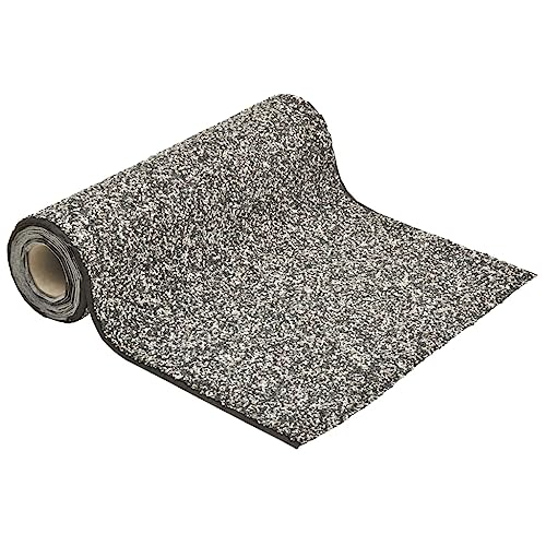 Emmtore Steinfolie Grau Steinfolie für Teich Teichrand Bachlauf Ufer, Teichfolie Kiesfolie Teichzubehör, Natürliches Design 1000x40 cm von Emmtore