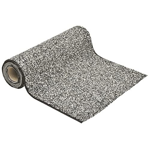 Emmtore Steinfolie Grau Steinfolie für Teich Teichrand Bachlauf Ufer, Teichfolie Kiesfolie Teichzubehör, Natürliches Design 500x40 cm von Emmtore