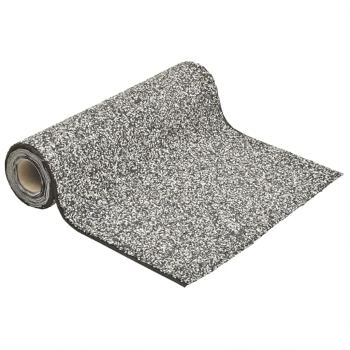 Emmtore Steinfolie Natur-Sand Steinfolie für Teich Teichrand Bachlauf Ufer, Teichfolie Kiesfolie Teichzubehör, Natürliches Design Grau 200x60 cm von Emmtore