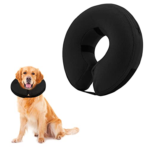 Emwel Pet Aufblasbares Halsband für X-Large Hunde, Comfy Pet Collar Cone for Recovery, Inflatable Basic Dog Collars, XL von Emwel