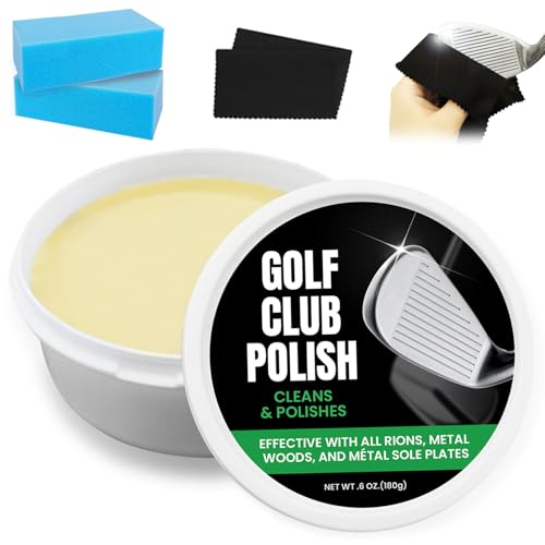 Enbebamd Polierkit des Golfclubs, 180 -g Golf -Reinigungskit mit Schwamm & Stoff, perfekt für eine verbesserte Kugelgeschwindigkeit, mehr Rückenspin, Ballkontrollclub Polieren Enbebamd Polierkit des Golfclubs, 180 -g Golf -Reinigungskit mit Schwamm & Stoff, perfekt für eine verbesserte Kugelgeschwindigkeit, mehr Rückenspin, Ballkontrollclub Polieren von Enbebamd