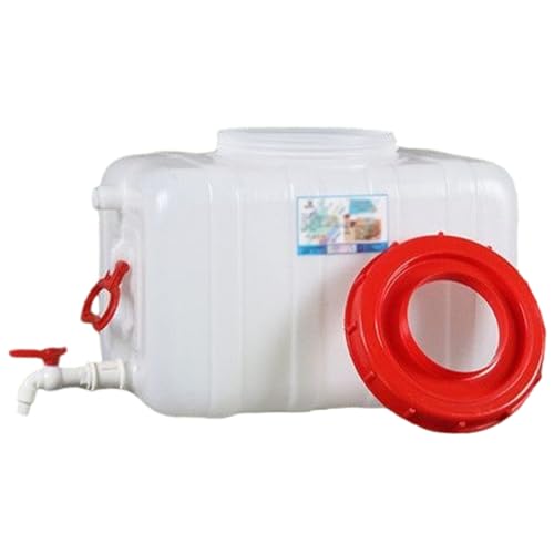 Enbebamd Wasserbehälter mit Spigot 25L HDPE -Wassertank mit Griff- und Schwenkkappe zum Campen, Gartenarbeit, Haushalt, Automobiltank Enbebamd Wasserbehälter mit Spigot 25L HDPE -Wassertank mit Griff- und Schwenkkappe zum Campen, Gartenarbeit, Haushalt, Automobiltank von Enbebamd
