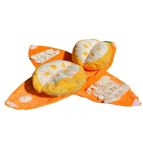 Haufen Sie Hundespielzeug, interaktive Hundespielzeug von Tangerine mit Crinkle Papers, tierfreundliche orangefarbene, quietschende Plüsch-Haustierversorgungen für die Förderung von Gesundheit und Au Haufen Sie Hundespielzeug, interaktive Hundespielzeug von Tangerine mit Crinkle Papers, tierfreundliche orangefarbene, quietschende Plüsch-Haustierversorgungen für die Förderung von Gesundheit und Au von Enbebamd