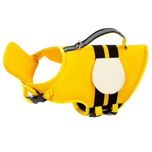 Hundelebensjacke Bee-Design Eva Foamed wasserdicht 400D Hundelebensweste mit D-Ring, Schnellverschlussschnalle & Handle Reflektierende entzückende Wasserweste für Pool, Teich im Sommer, s Hundelebensjacke Bee-Design Eva Foamed wasserdicht 400D Hundelebensweste mit D-Ring, Schnellverschlussschnalle & Handle Reflektierende entzückende Wasserweste für Pool, Teich im Sommer, s von Enbebamd