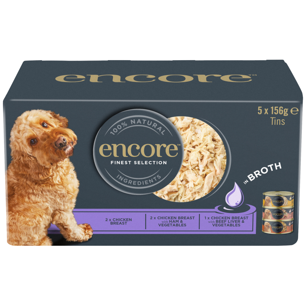 Encore Dose Mix in Brühe 5 x 156 g - Feinste Auswahl (3 Sorten) Encore Dose Mix in Brühe 5 x 156 g - Feinste Auswahl (3 Sorten) von Encore