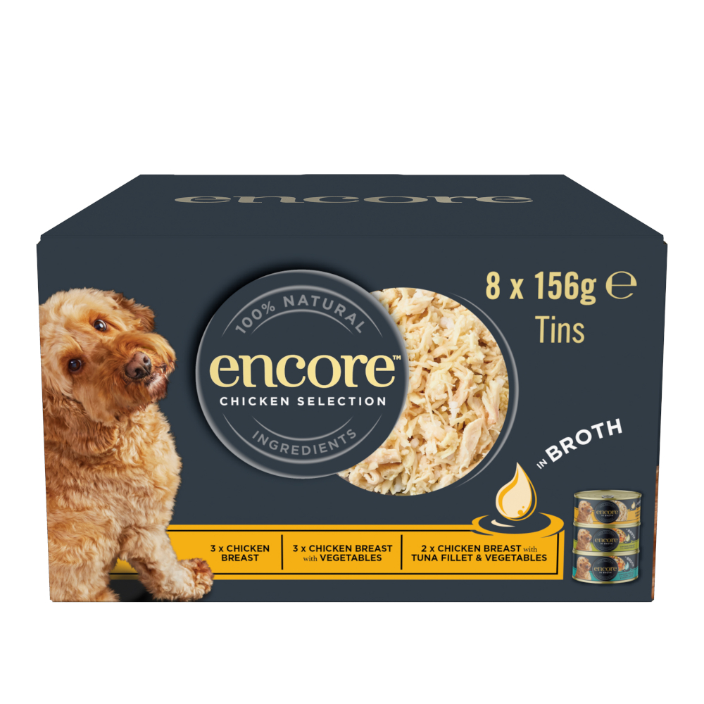 Encore Dose Mix in Brühe 8 x 156 g - Hühnchen-Auswahl (3 Sorten) von Encore