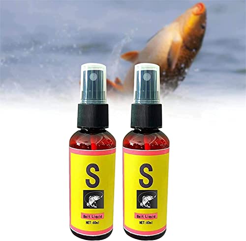 2023 New Natural Bait Scent Fish Attractants for Baits, High Concentration Fish Bait Attractant Enhancer Liquid, Fish Lure Additive Spray for All Fish Types, Idea Gifts for Anglers (2pcs) von Endxedio
