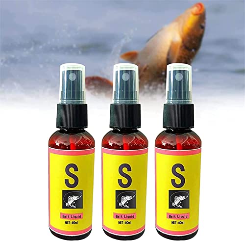 2023 New Natural Bait Scent Fish Attractants for Baits, High Concentration Fish Bait Attractant Enhancer Liquid, Fish Lure Additive Spray for All Fish Types, Idea Gifts for Anglers (3pcs) von Endxedio