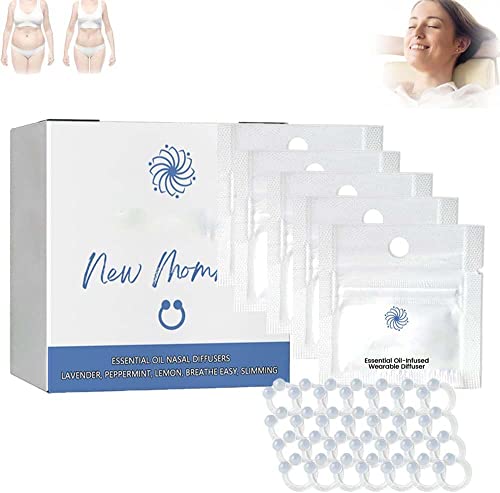 Endxedio Superslim Slimming & Detoxifying Essential Oil Nose Ring,Super Slim Nasal Ring, Superslim Slimming Essential Oil Nose Ring for Men Women (35pcs) von Endxedio